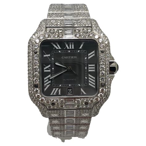 replica cartier watch iced out|iced out cartier buffs.